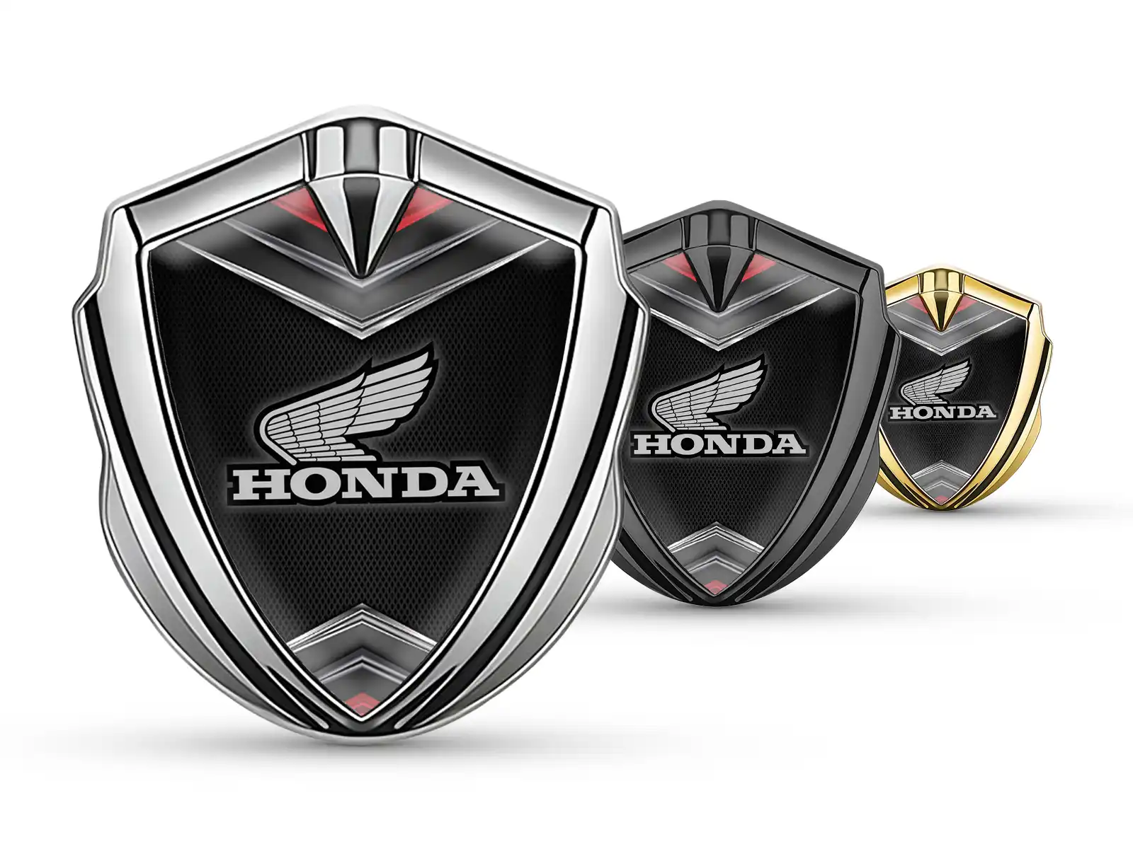 Honda Fender Abzeichen Pro Design Edelstahl Emblem